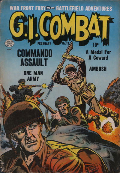 G.I. Combat (Quality, 1952 series) #13 (February 1954)
