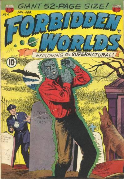 Forbidden Worlds  #4 (January 1952)