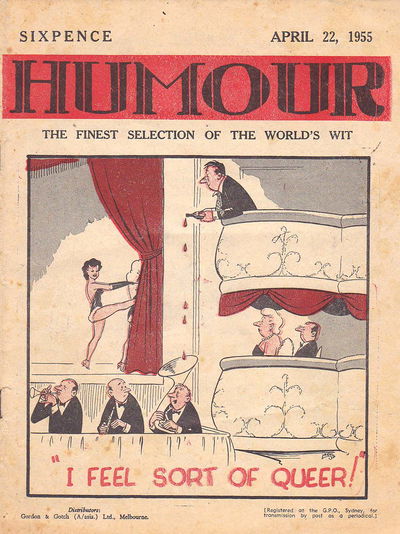Humour (New Century, 1922 series) v35#16 (22 April 1955)