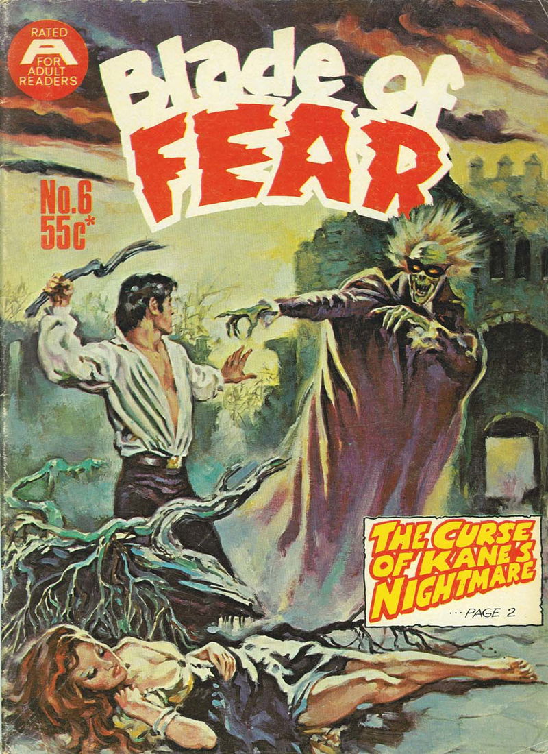 Blade of Fear (Gredown, 1976 series) #6 ([November 1977?])