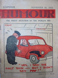 Humour (New Century, 1922 series)  v32#48 (28 November 1952)