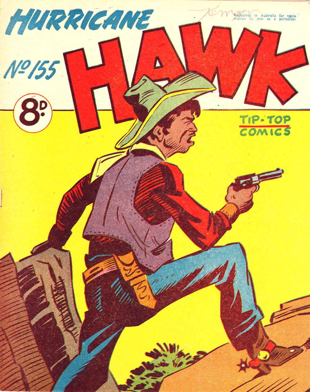 Hurricane Hawk (Southdown Press, 1947 series) #155 ([June 1952?])