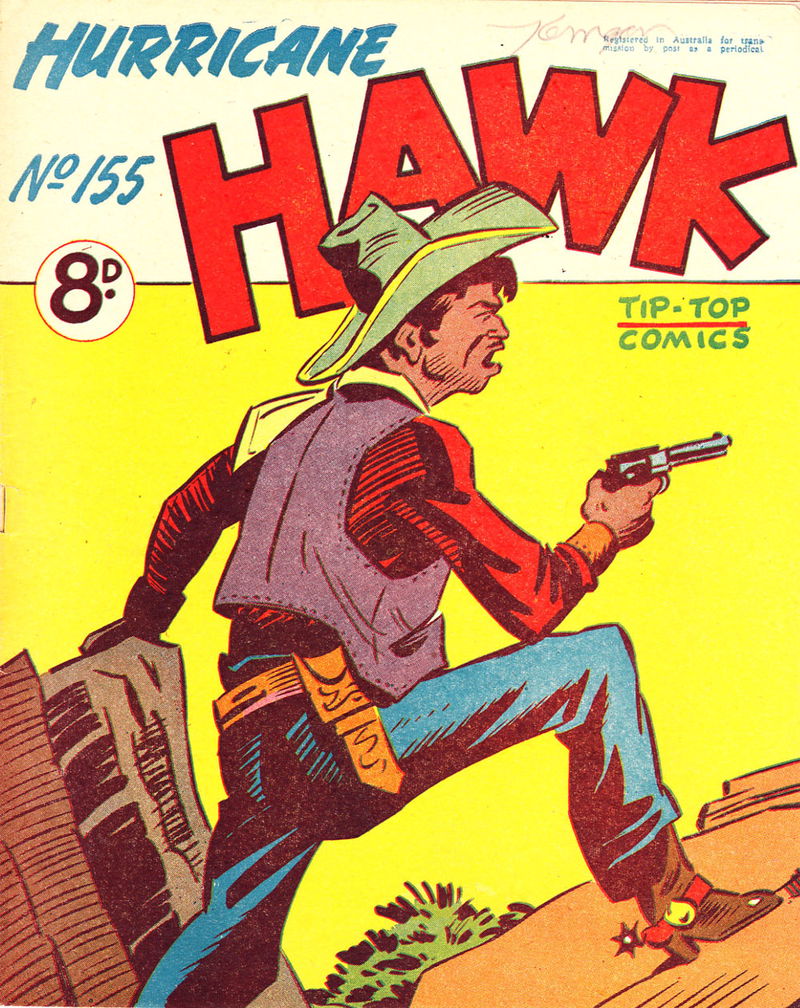 Hurricane Hawk (Southdown Press, 1947 series) #155 ([June 1952?])