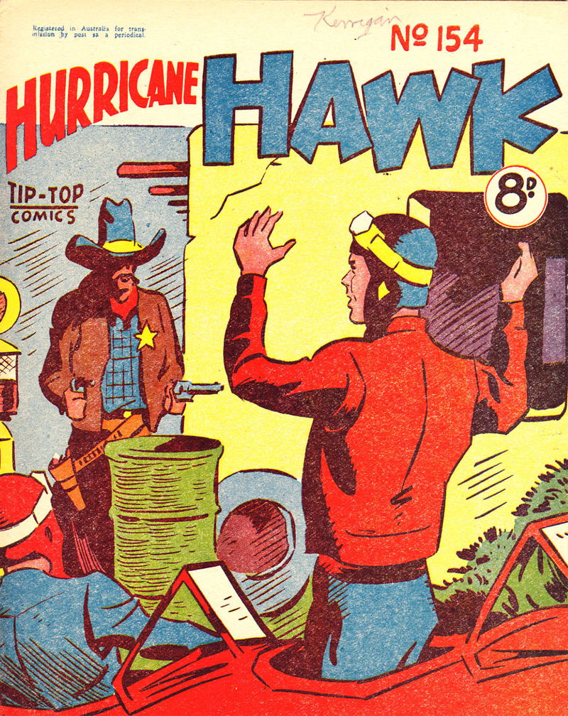 Hurricane Hawk (Southdown Press, 1947 series) #154 — Aventures of Hurricane Hawk ([May 1952?])