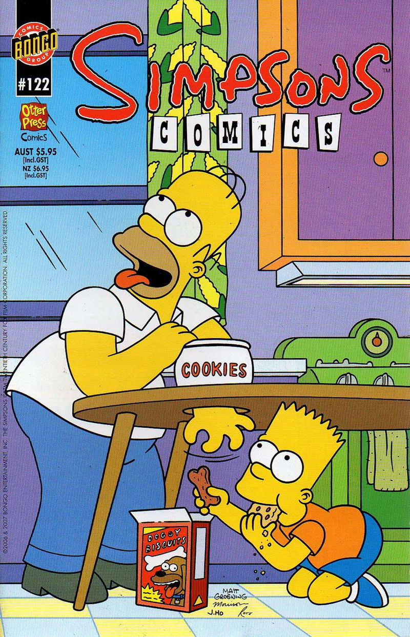 Simpsons Comics (Otter Press, 1998? series) #122 (2007)