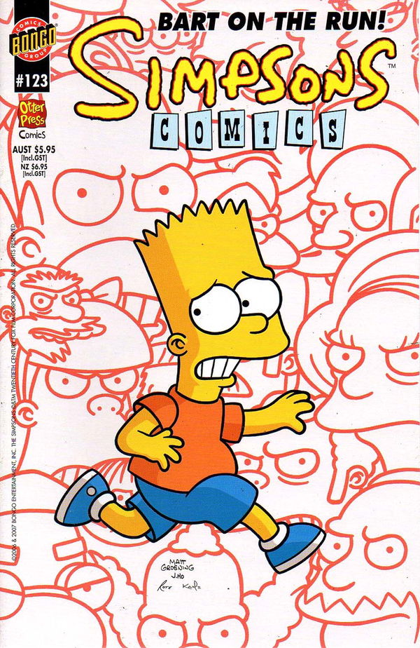 Simpsons Comics (Otter Press, 1998? series) #123 (2007)