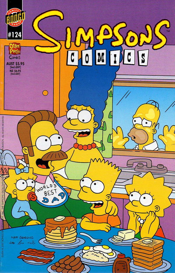 Simpsons Comics (Otter Press, 1998? series) #124 (2007)