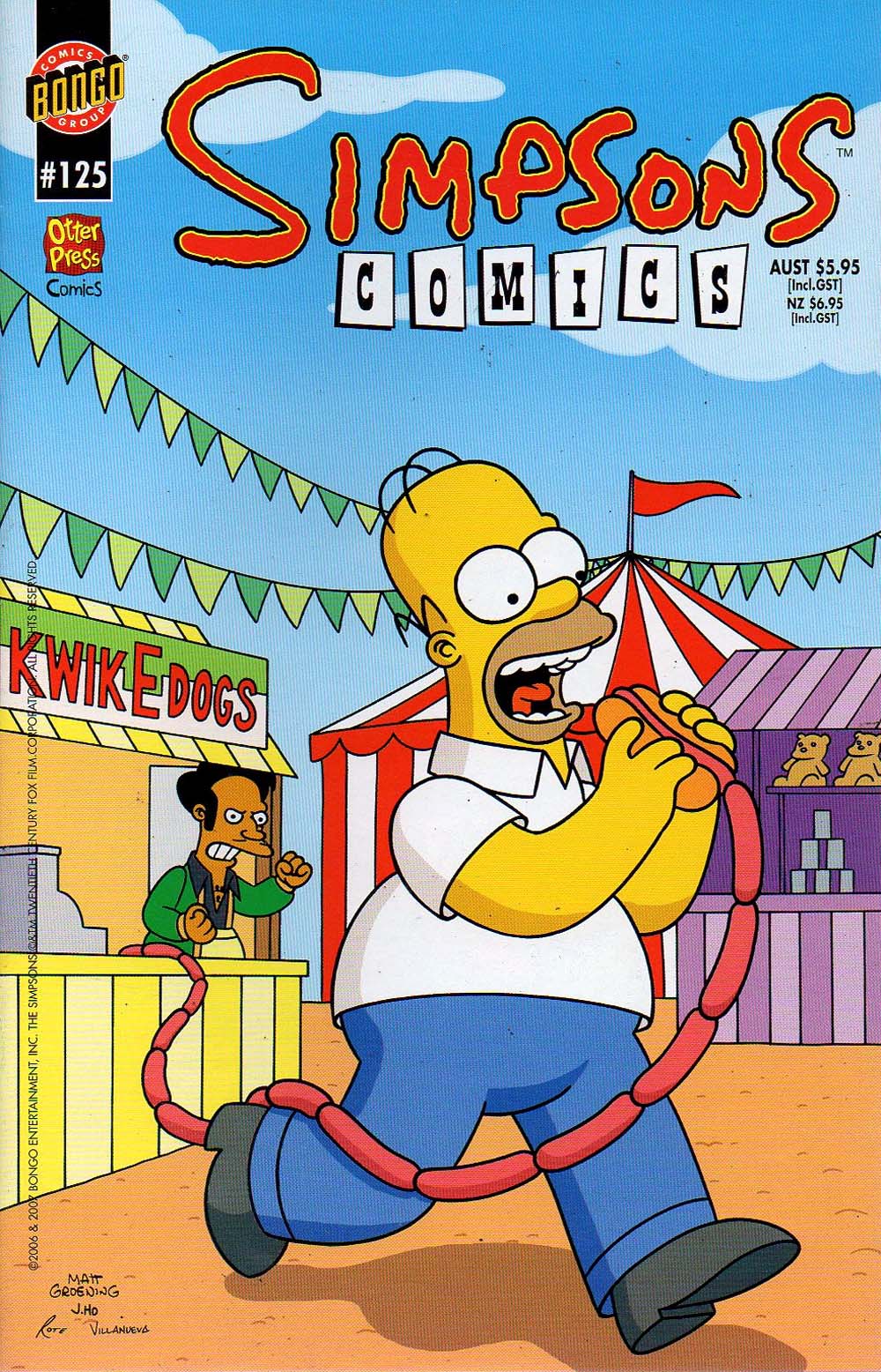Simpsons Comics (Otter Press, 1998? series) #125 (2007)