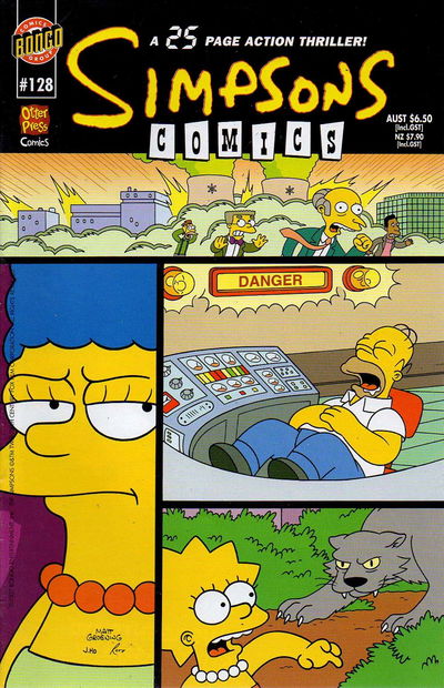 Simpsons Comics (Otter Press, 1998? series) #128 (2007)