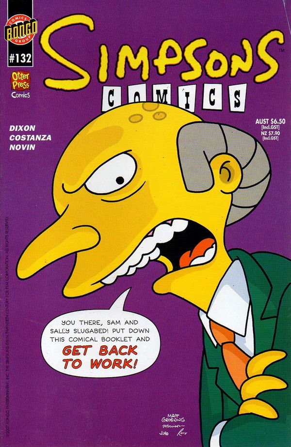 Simpsons Comics (Otter Press, 1998? series) #132 (2007)