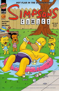 Simpsons Comics (Otter Press, 1998? series) #134 2008