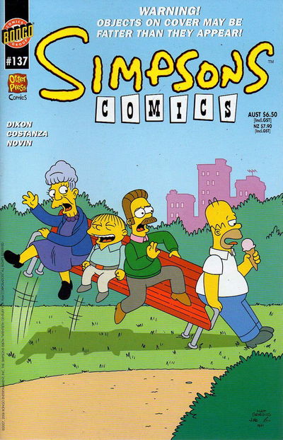 Simpsons Comics (Otter Press, 1998? series) #137 (2008)