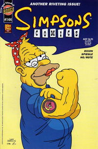 Simpsons Comics (Otter Press, 1998? series) #144 2008