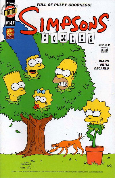 Simpsons Comics (Otter Press, 1998? series) #147 (2008)