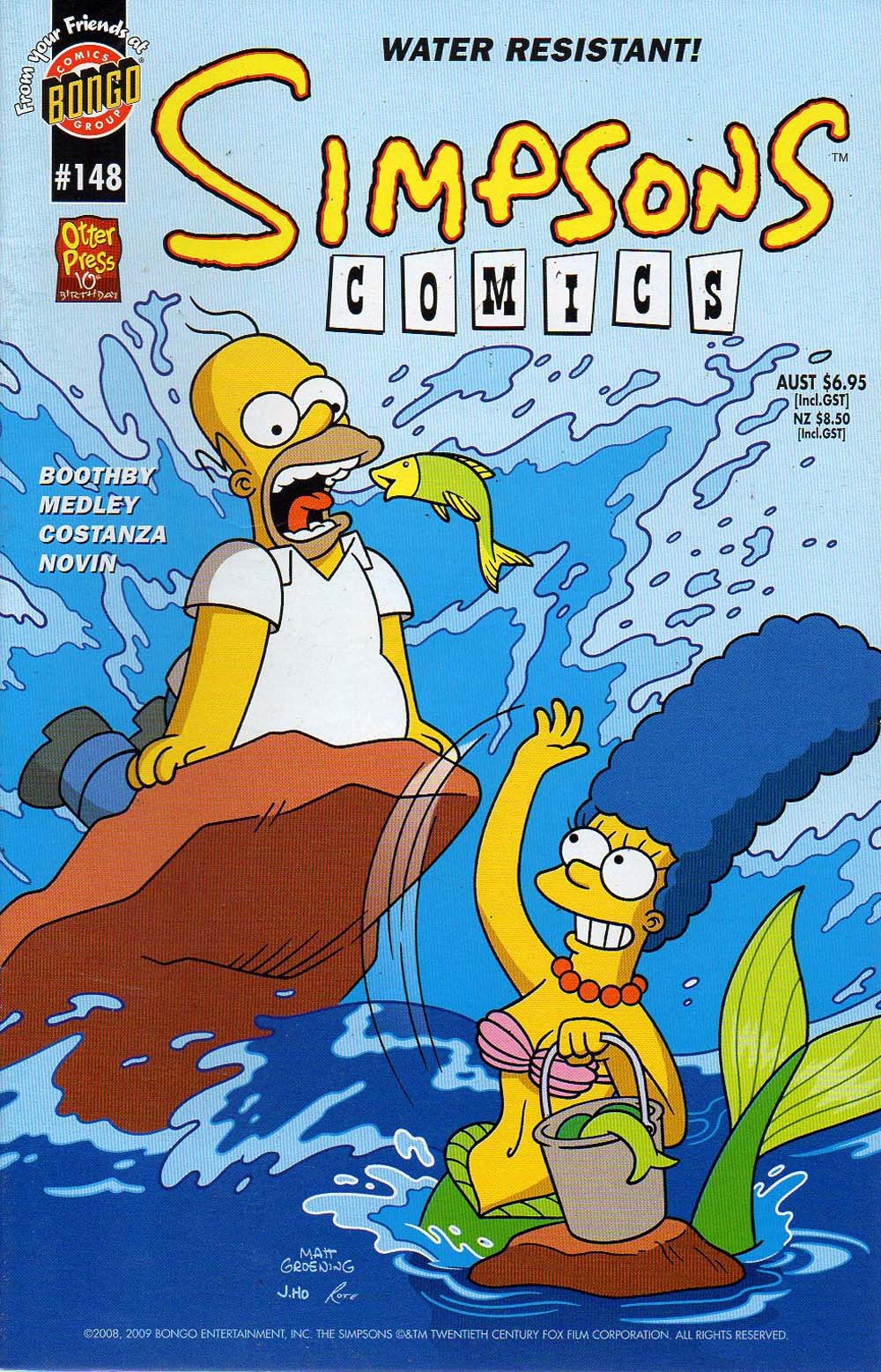 Simpsons Comics (Otter Press, 1998? series) #148 (2009)