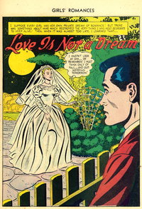 Love is Not a Dream (<span class="fw-500">Girls' Romances</span>  #41 (October-November 1956)), page 1