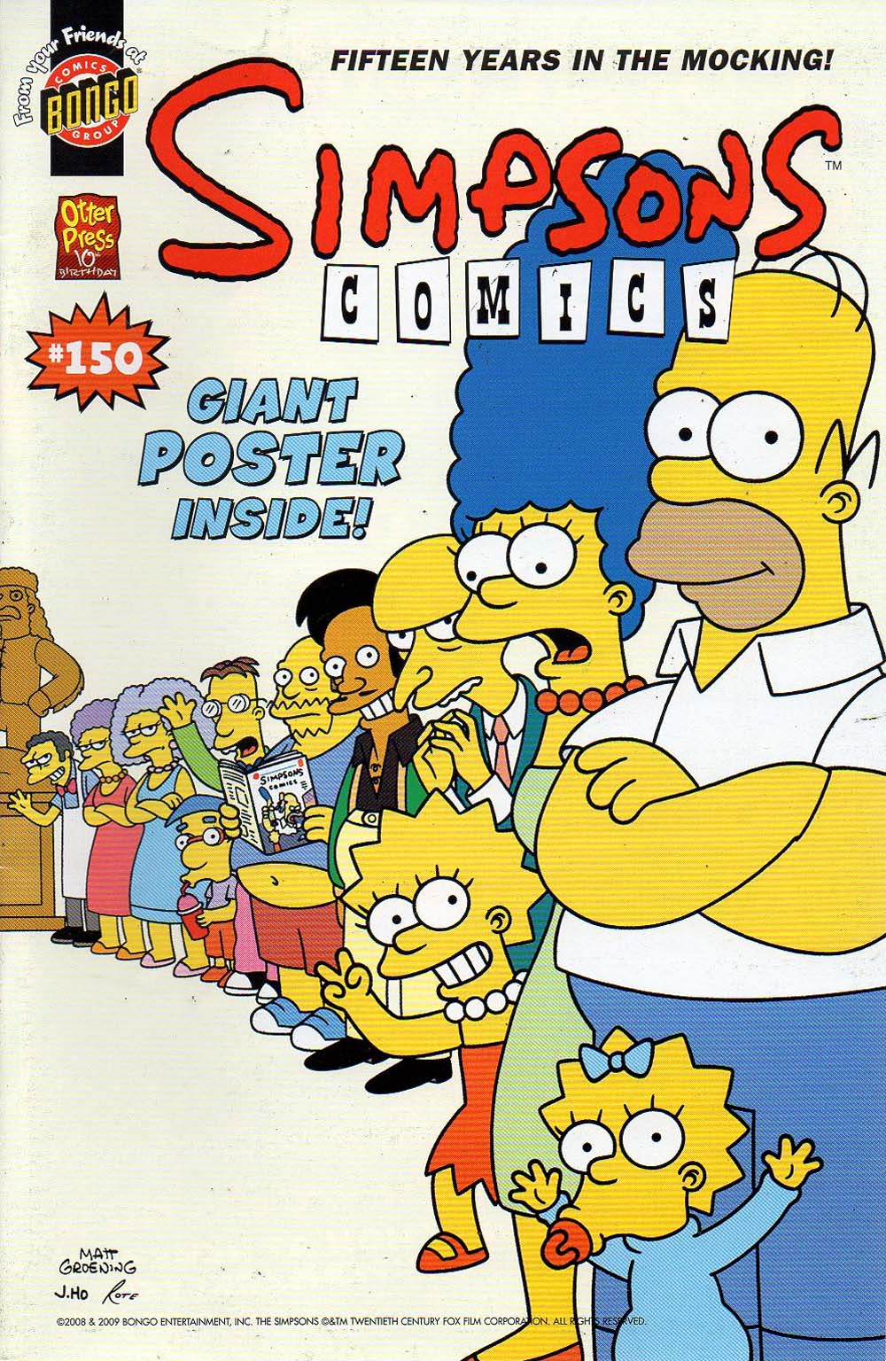 Simpsons Comics (Otter Press, 1998? series) #150 (2009)