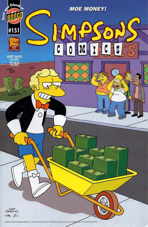 Simpsons Comics (Otter Press, 1998? series) #151 (2009)