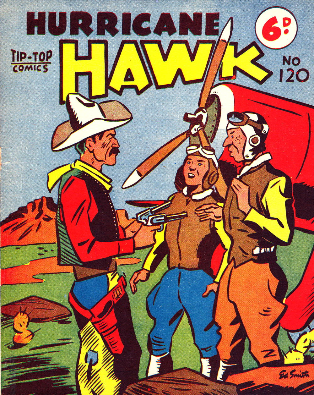 Hurricane Hawk (Southdown Press, 1947 series) #120 ([July 1949?])