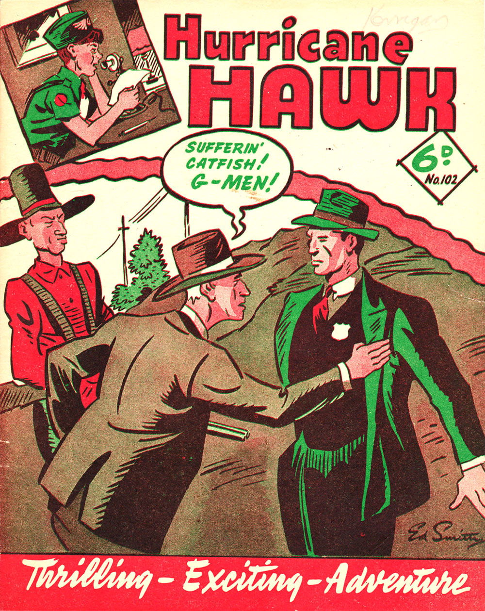 Hurricane Hawk (Southdown Press, 1947 series) #102 ([1948?])