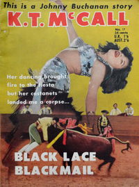 K.T. McCall (Horwitz, 1957 series) #17 — Black Lace Blackmail 1958