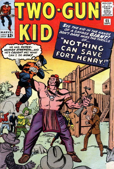 Two Gun Kid (Marvel, 1953 series) #65 (September 1963)