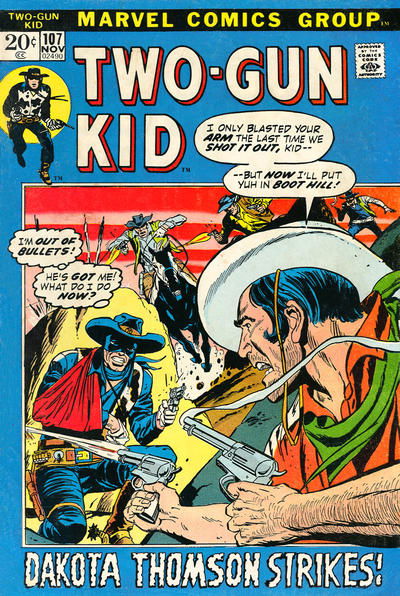 Two Gun Kid (Marvel, 1953 series) #107 (November 1972)