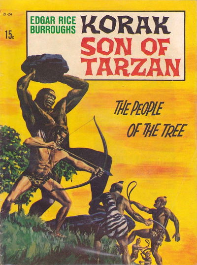 Edgar Rice Burroughs Korak Son of Tarzan (Rosnock, 1971) #21-24 [March 1971]