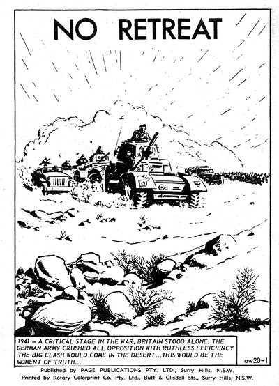 Real War Library (Yaffa/Page, 1975 series)  #2 ([1975?]) — No Retreat