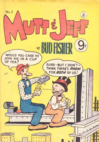 Mutt & Jeff (Colour Comics, 1956 series) #5 [July 1956?]