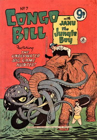 Congo Bill with Janu the Jungle Boy (Colour Comics, 1955 series)  #7 ([1955])