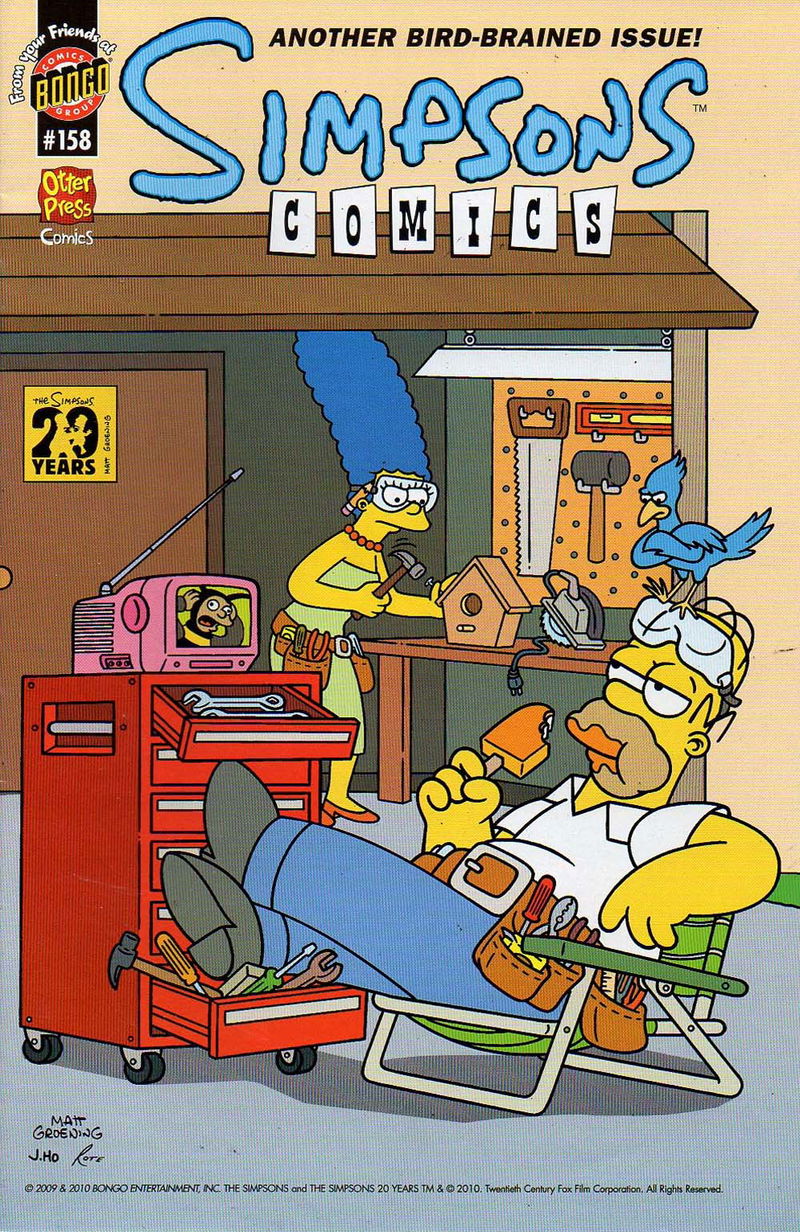 Simpsons Comics (Otter Press, 1998? series) #158 (2010)