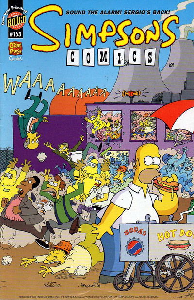 Simpsons Comics (Otter Press, 1998? series) #163 (2010)