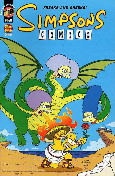 Simpsons Comics (Otter Press, 1998? series) #168 (2010)