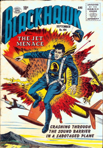 Blackhawk (Quality, 1944 series) #104 (September 1956)