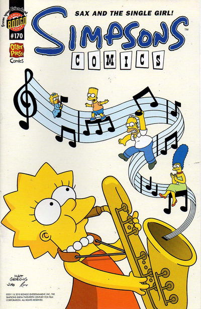 Simpsons Comics (Otter Press, 1998? series) #170 2011