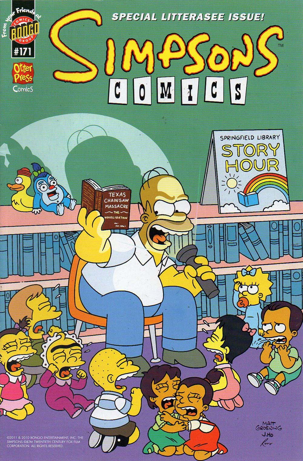 Simpsons Comics (Otter Press, 1998? series) #171 (2011)