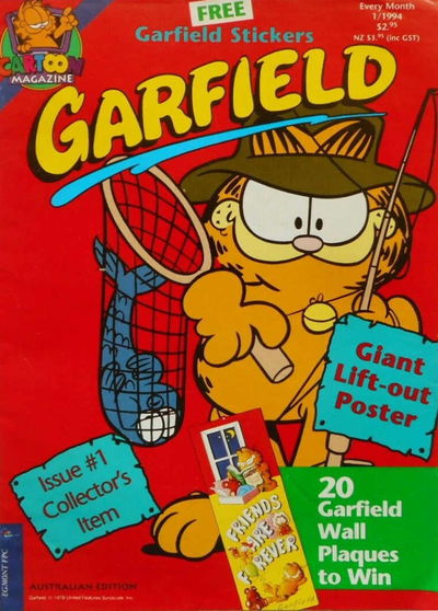 Garfield Cartoon Magazine (Egmont, 1994 series) August 1994