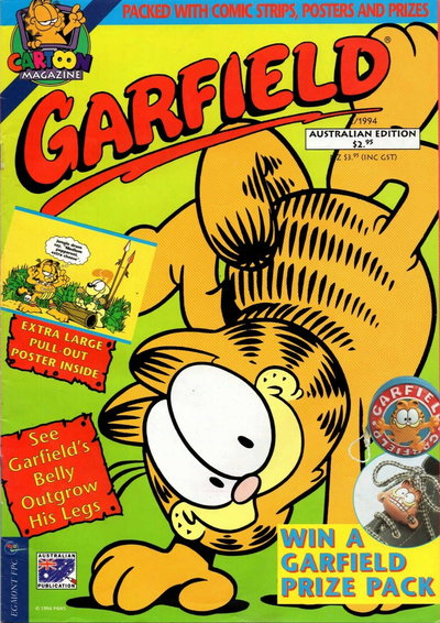 Garfield Cartoon Magazine September 1994