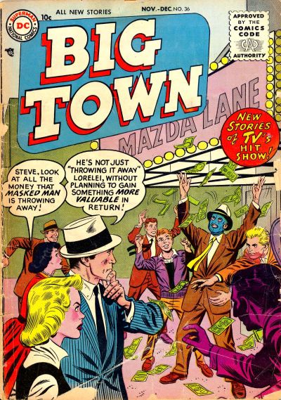 Big Town (DC, 1951 series) #36 (November-December 1955)
