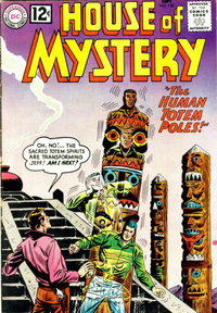 House of Mystery (DC, 1951 series)  #126 (September 1962) — Untitled [The Human Totem Poles!]