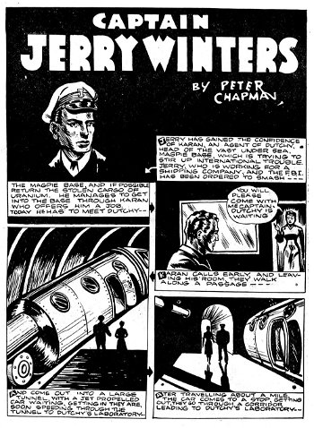 Triumph Comics (Frank Johnson, 1946?)  — Captain Jerry Winters (page 1)