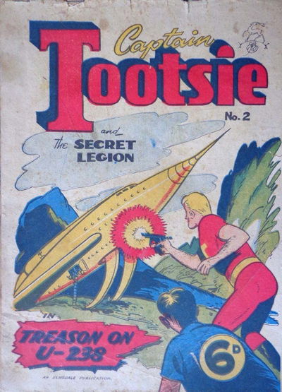 Captain Tootsie (Elmsdale Publications, 1951 series) #2 — Captain Tootsie and the Secret Legion [1951?]