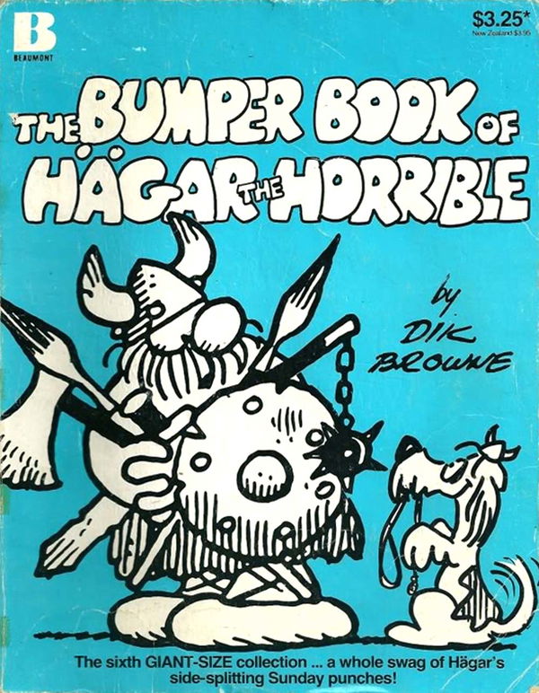 Hägar the Horrible Giant Size (Beaumont, 1980? series) #6 ([1980?]) —The Bumper Book of Hägar the Horrible