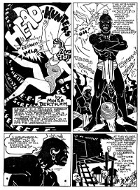 Triumph Comics (Frank Johnson, 1946?)  — Head-Hunters (page 1)