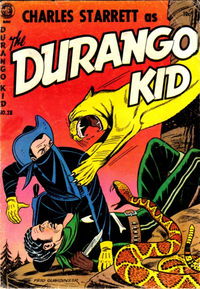 Charles Starrett as the Durango Kid (Magazine Enterprises, 1949 series) #28 March-April 1954