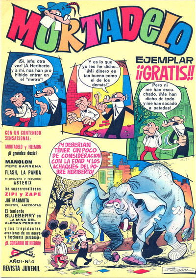 Mortadelo (Bruguera, 1970 series) v1#0 16 November 1970