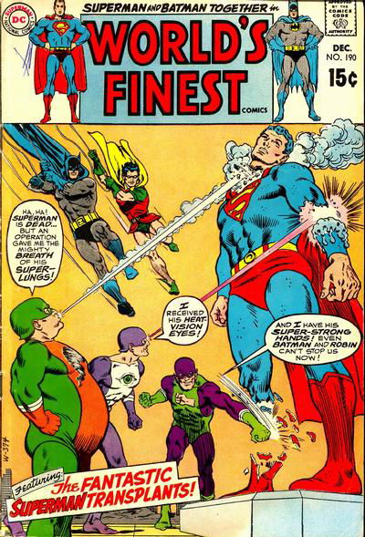 World's Finest Comics (DC, 1941 series) #190 December 1969