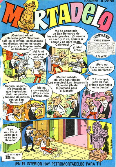 Mortadelo (Bruguera, 1970 series) v11#489 (7 April 1980)