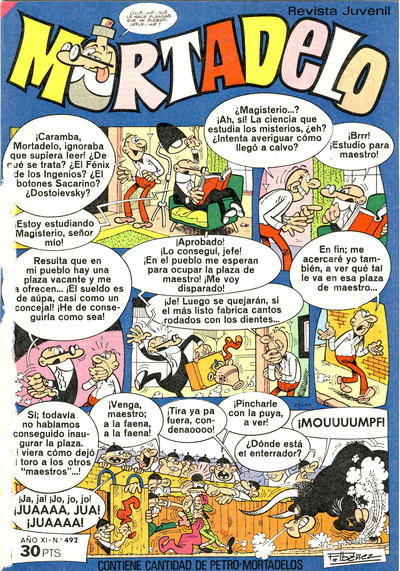 Mortadelo (Bruguera, 1970 series) v11#492 (28 April 1980)